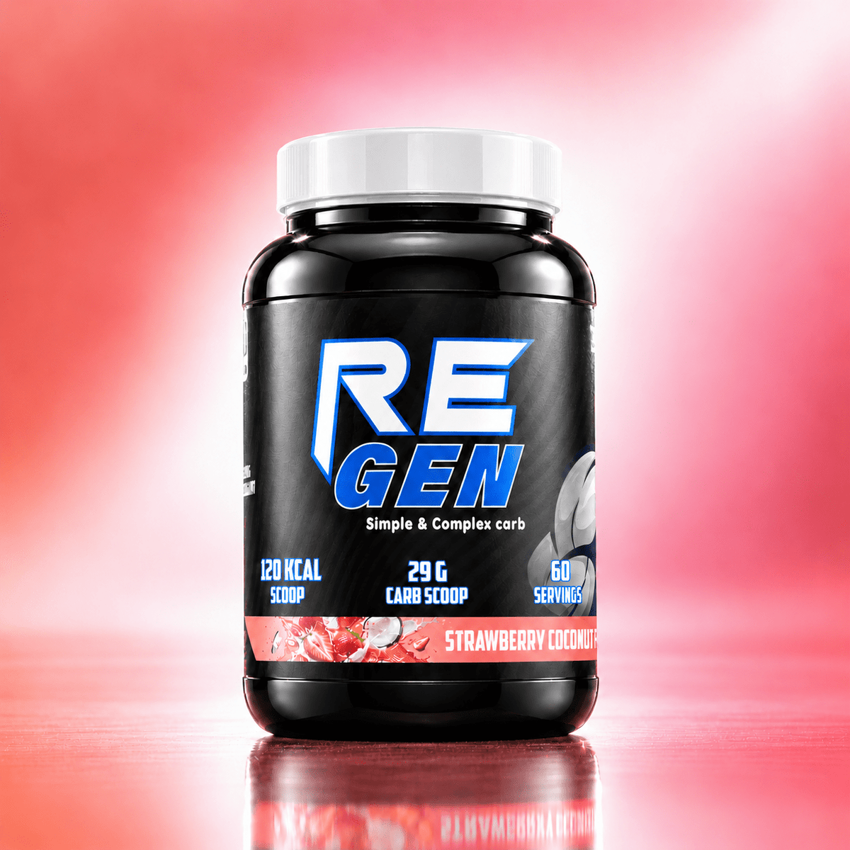 RE GEN CARB -Strawberry Coconut- 60SERVING - BIG-GEN